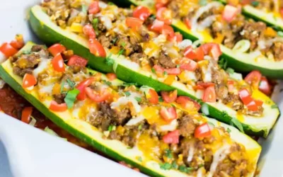 Friday Foodspiration: Zucchini Boat Tacos