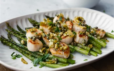 Friday Foodspiration: Seared Scallops and Asparagus