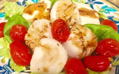 Friday Foodspiration: Scallop Caprese Salad