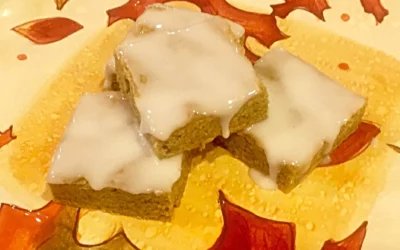 Friday Foodspiration: Glazed Pumpkin Cookie Squares