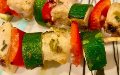 Friday Foodspiration: Lemon Dijon Swordfish Kabobs