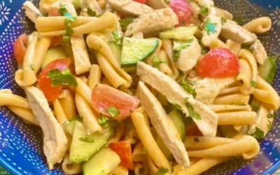 Friday Foodspiration: Cilantro Chicken Pasta Salad