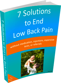 7 Solutions to End Low Back Pain E-book Cover