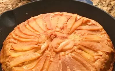 Friday Foodspiration: Healthy Pear Upside Down Cake